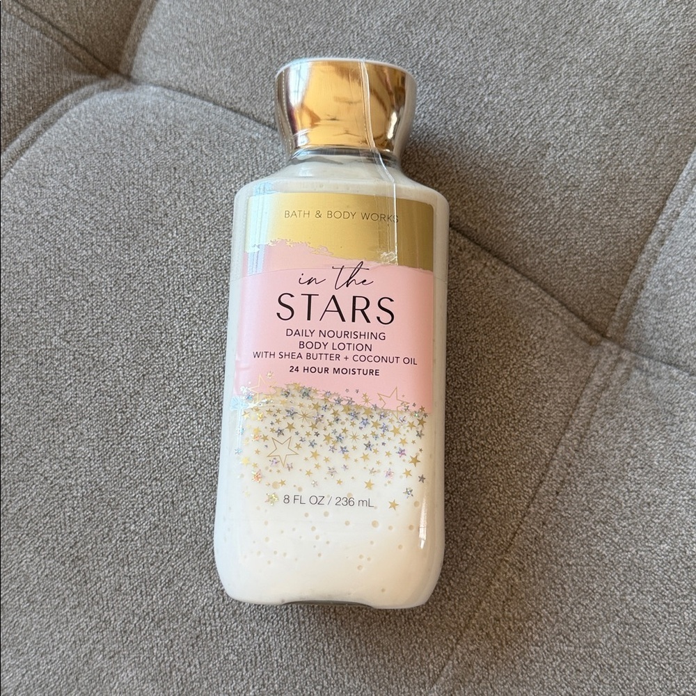 NEW Bath & Body Works In The Stars Daily Nourishing Body Lotion - Gold and Pink